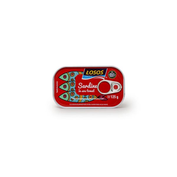 Losos sardine in sos tomat, 125g