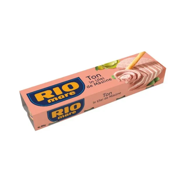Rio mare ton in ulei masline 4*80g